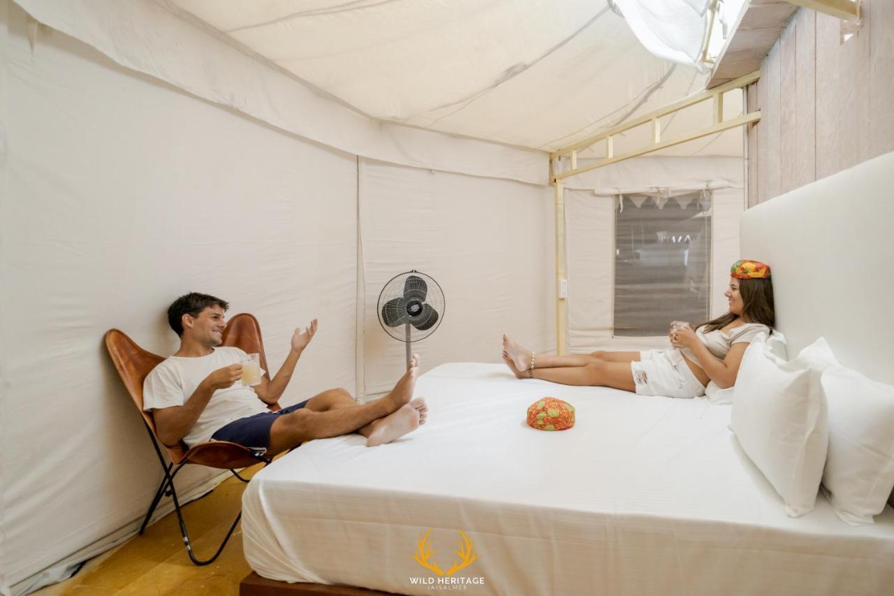 Wild Heritage Desert Camp Hotel Jaisalmer Bagian luar foto