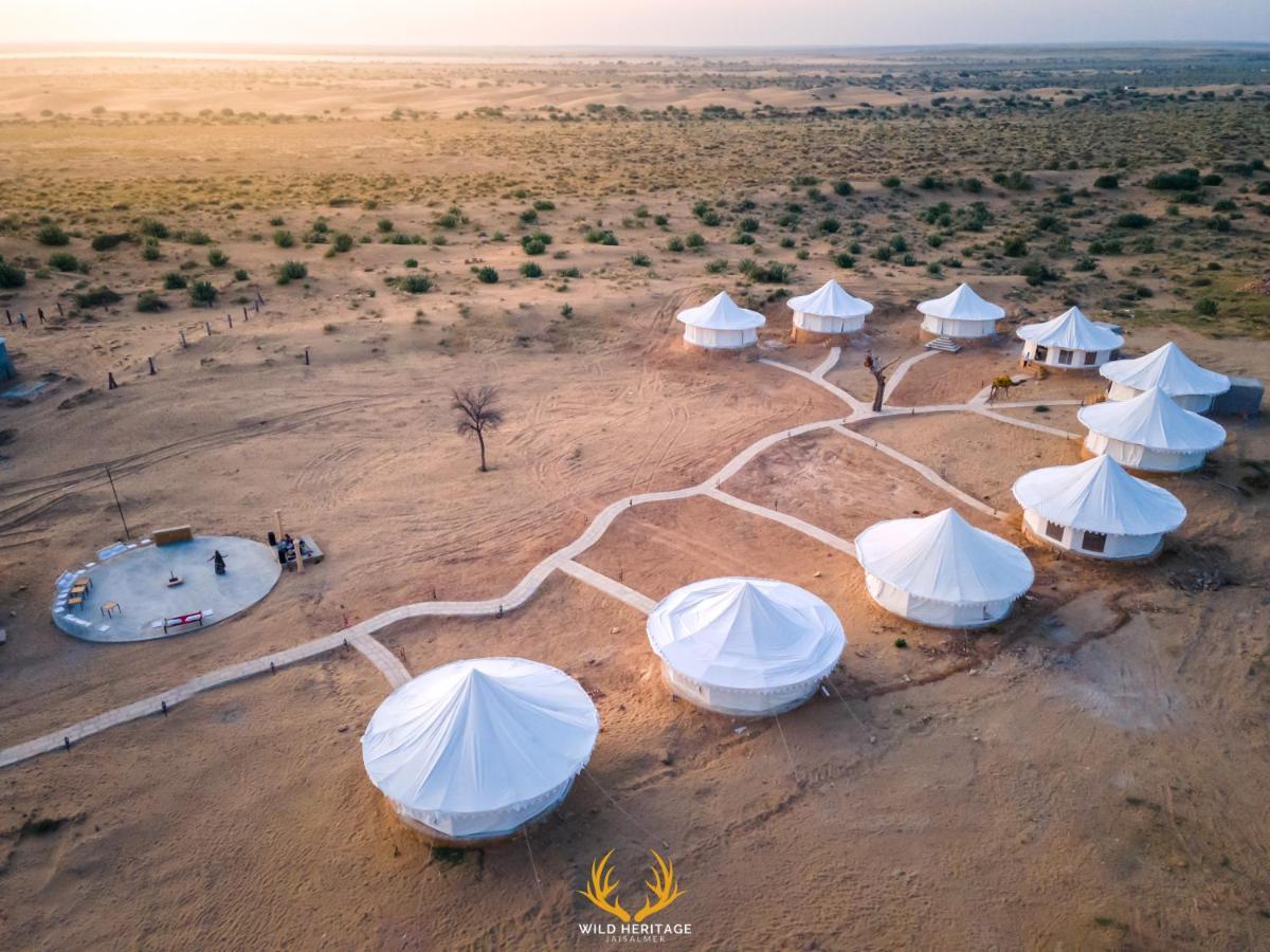 Wild Heritage Desert Camp Hotel Jaisalmer Bagian luar foto