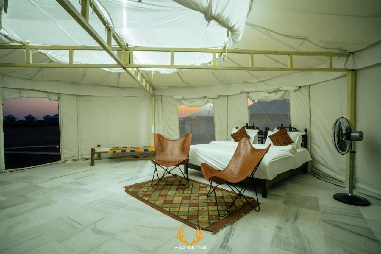 Wild Heritage Desert Camp Hotel Jaisalmer Bagian luar foto