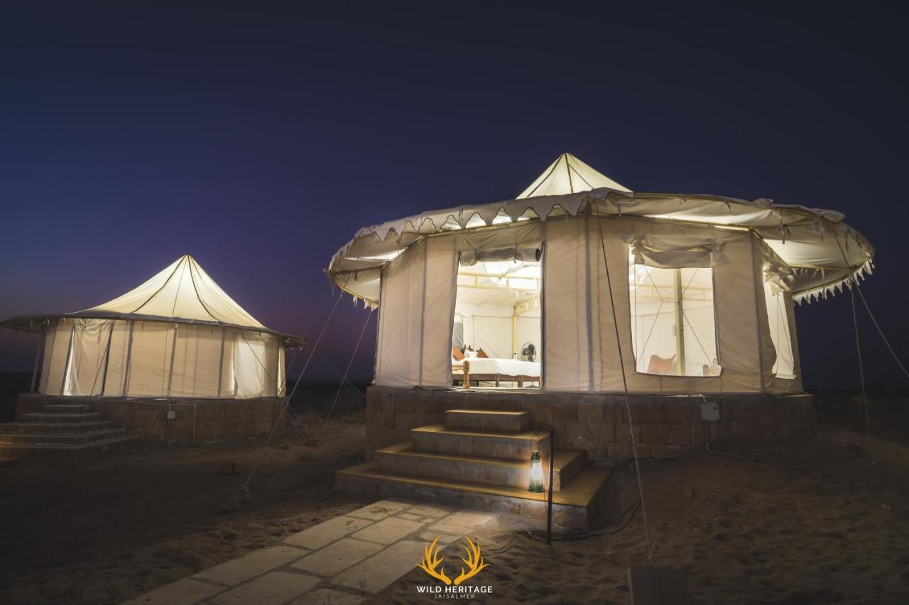 Wild Heritage Desert Camp Hotel Jaisalmer Bagian luar foto
