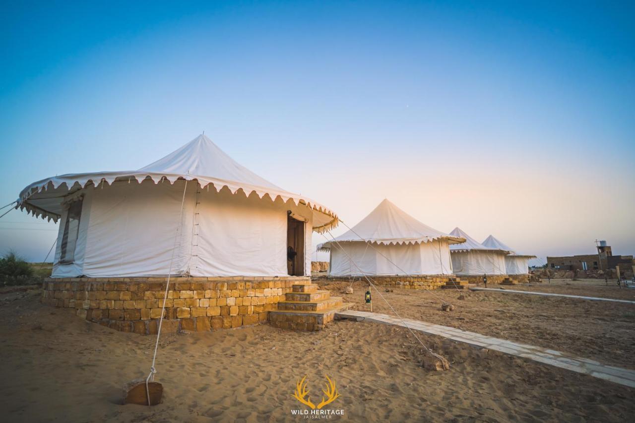 Wild Heritage Desert Camp Hotel Jaisalmer Bagian luar foto