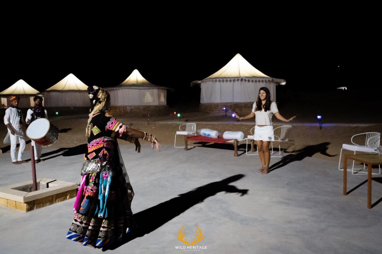 Wild Heritage Desert Camp Hotel Jaisalmer Bagian luar foto