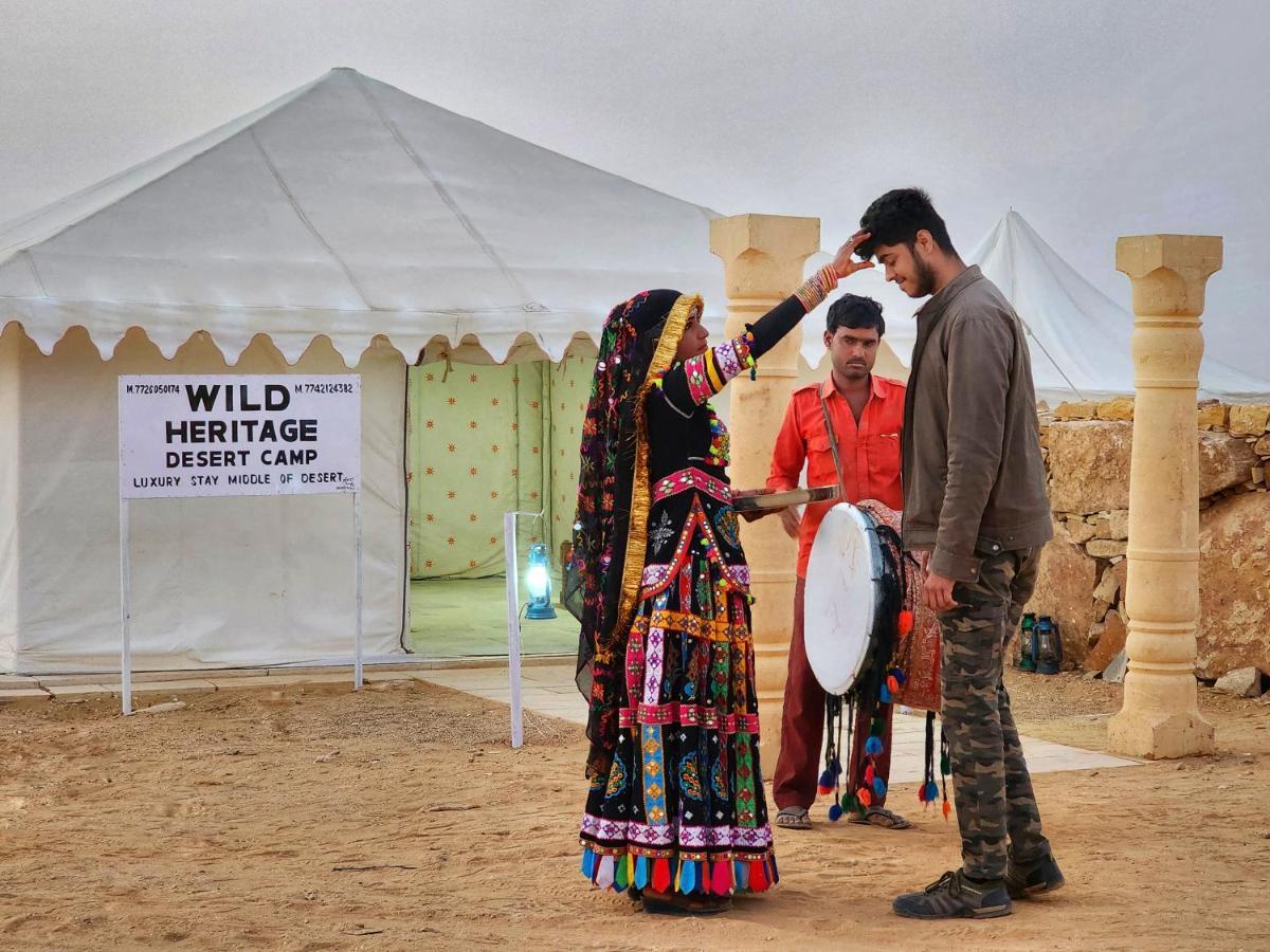Wild Heritage Desert Camp Hotel Jaisalmer Bagian luar foto